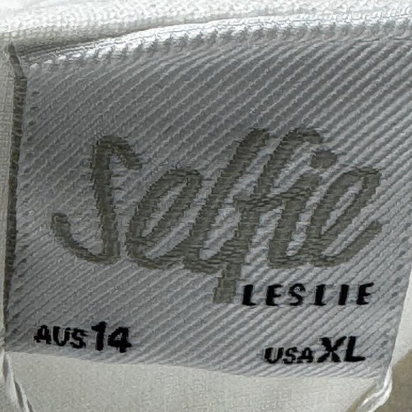 NWT Selfie Leslie Devoted Structured Bust Cami Strap Mini Dress in White Sz XL - Picture 8 of 12